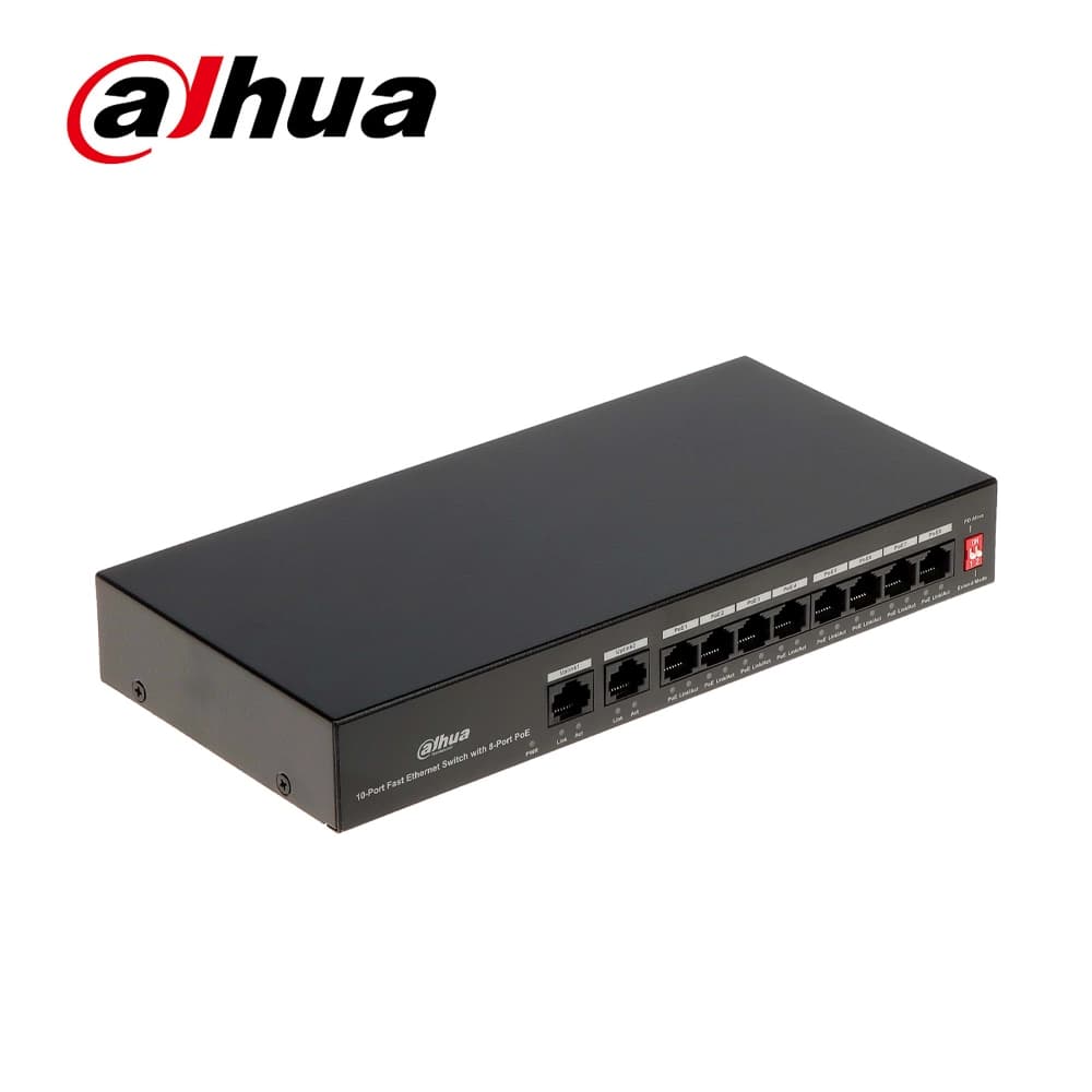Dahua CS4010-8GT-110 8 Port Yönetilebilir Gigabit PoE Switch - Image 1