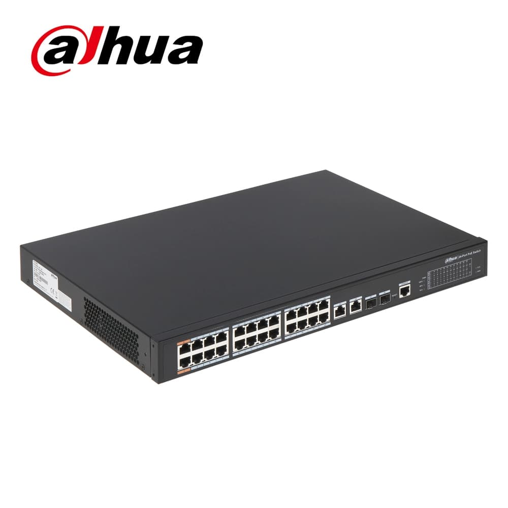 Dahua PFS4226-24ET-240 24 Port PoE Switch - Image 1