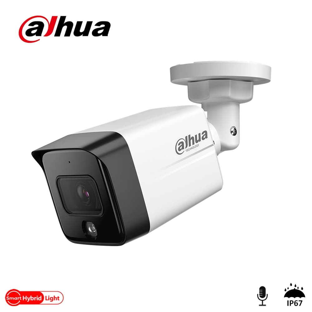 Dahua IPC-HFW1230TC1-SA-0280B 2MP Sesli IP IR Bullet Kamera - Image 1