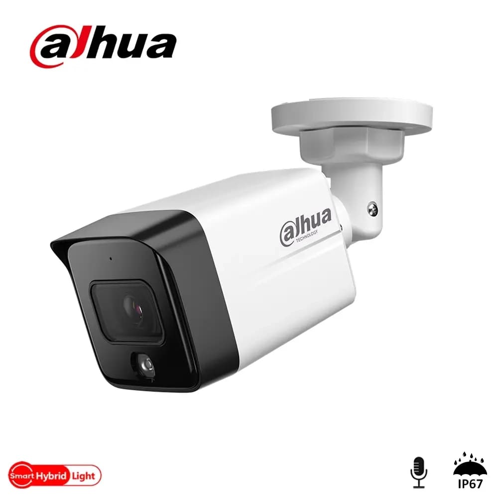 Dahua IPC-HFW1239TC1-SA-IL-0280B-S6 2MP Sesli IP Bullet Kamera - Image 1