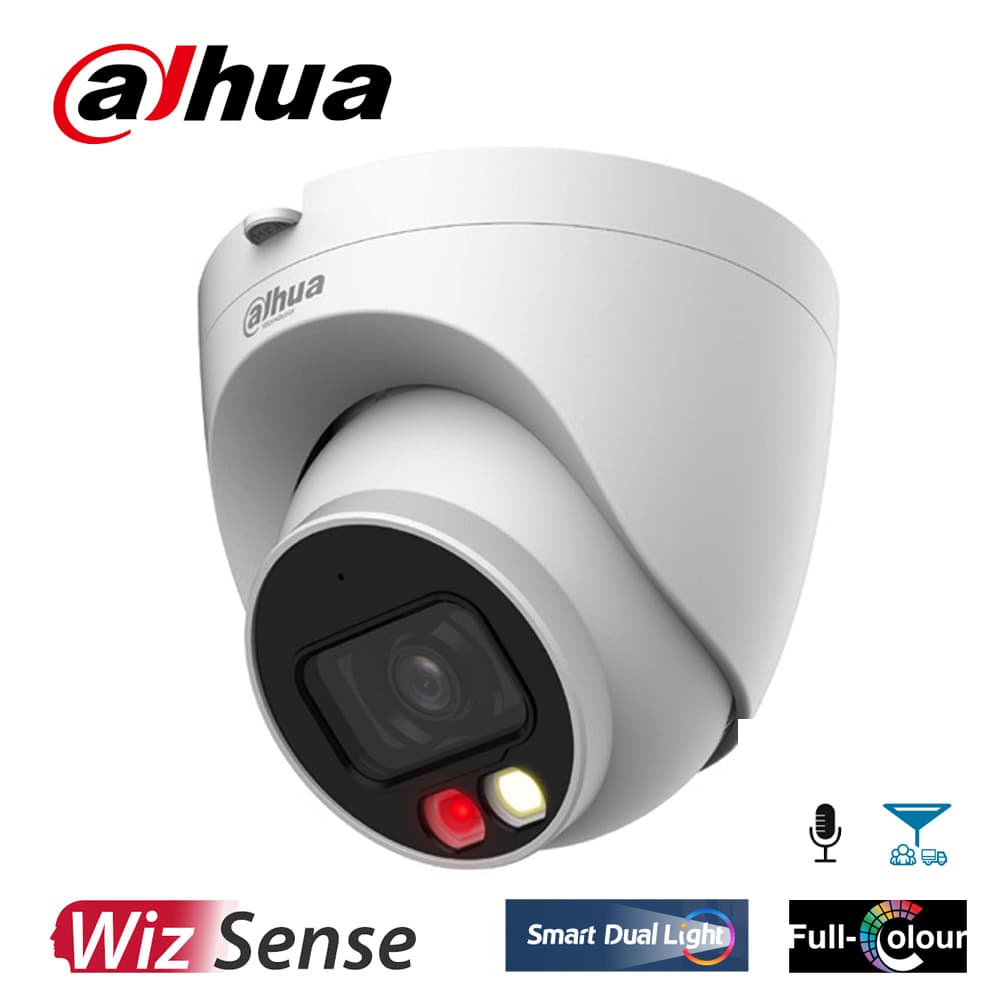 Dahua IPC-HDW2449T-S-IL 4MP Sesli IP Dome Kamera - Image 1