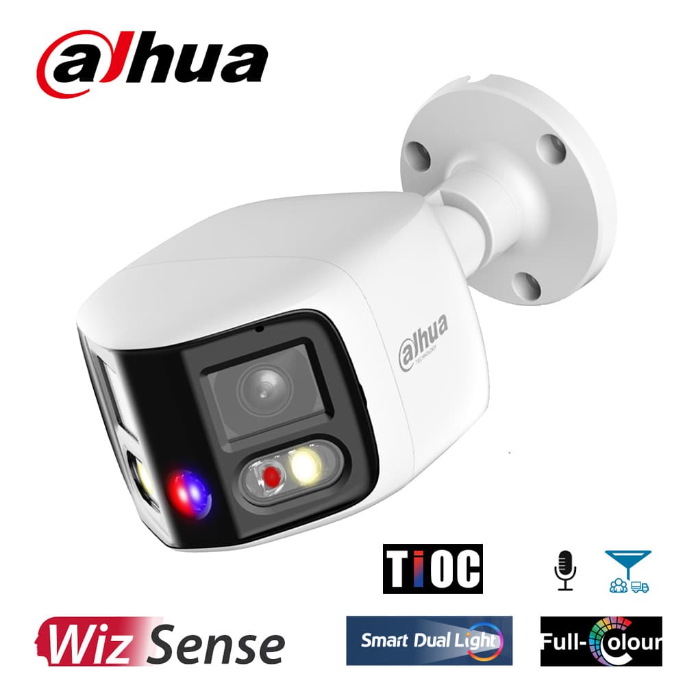 Dahua IPC-PFW3849S-A180-E2-2AS-PV 2x4MP Sesli IP Bullet Kamera - Image 1