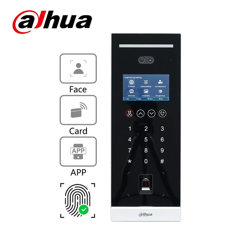 Dahua VTO6541H Yüz Tanımalı IP İnterkom Zil Paneli - Image 1