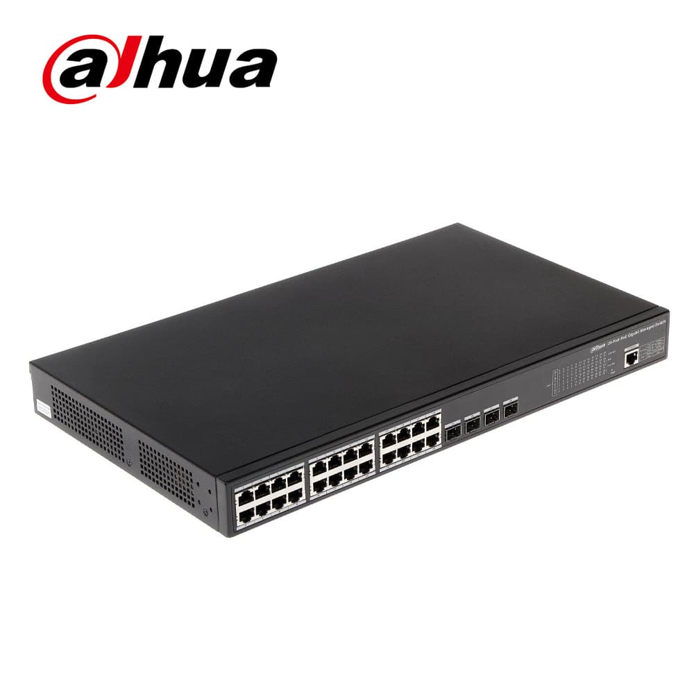 Dahua PFS4428-24GT-370 24 Port Gigabit PoE Switch - Image 1