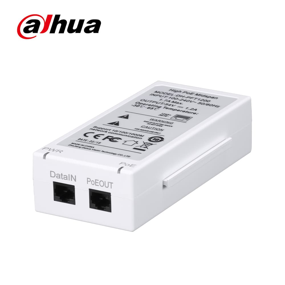 Dahua PFT1200 60W Gigabit PoE Extender - Image 1