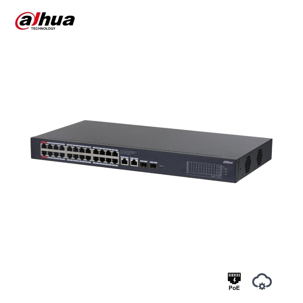Dahua CS4228-24GT-240 24 Port Gigabit PoE Switch - Image 1