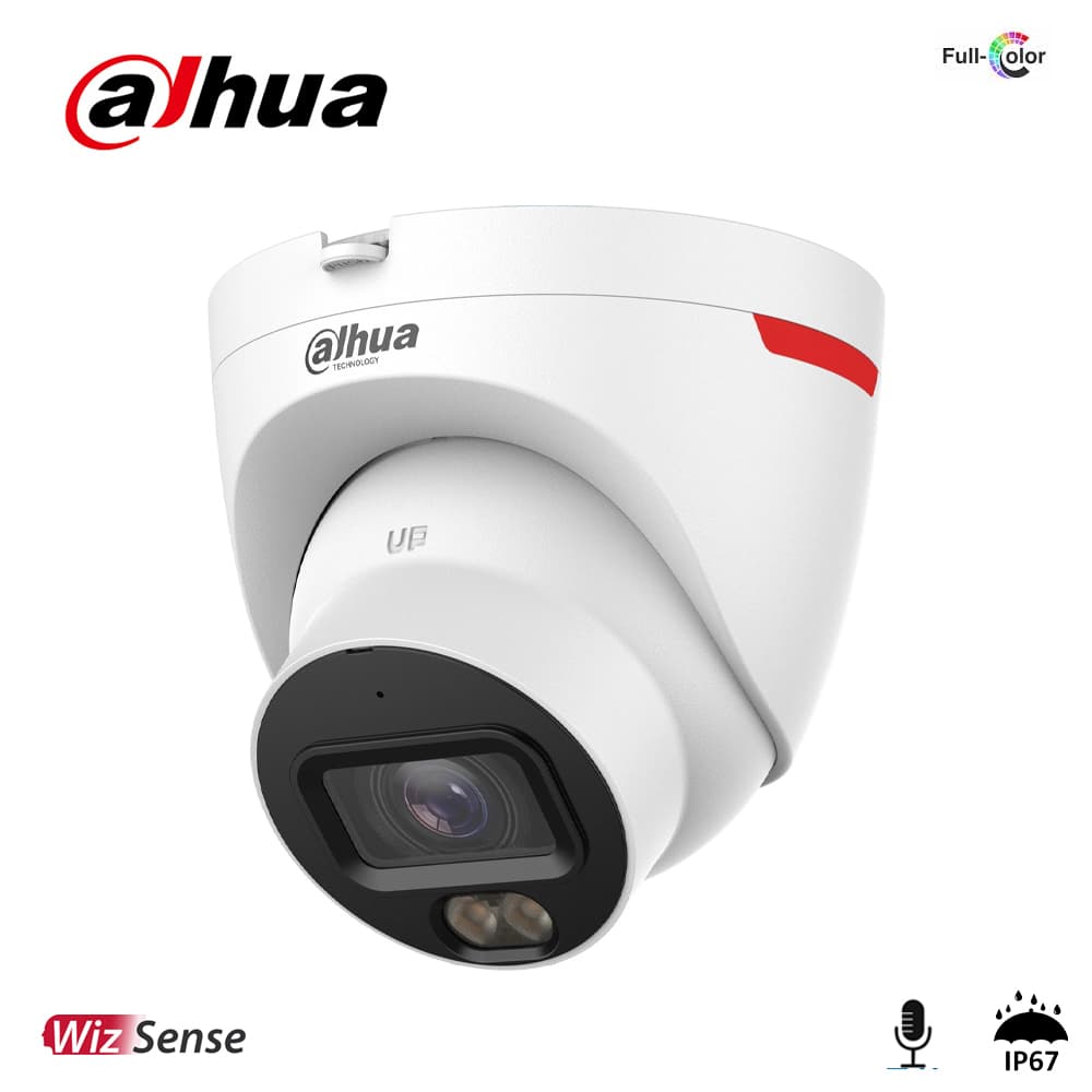Dahua IPC-HDW2449T-S-LED-PRO 4MP Sesli IP Dome Kamera - Image 1
