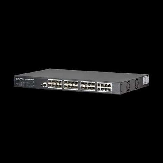 Picture of EZ-IP SW5000-16GF8GC 24 Port Fiber Network Switch