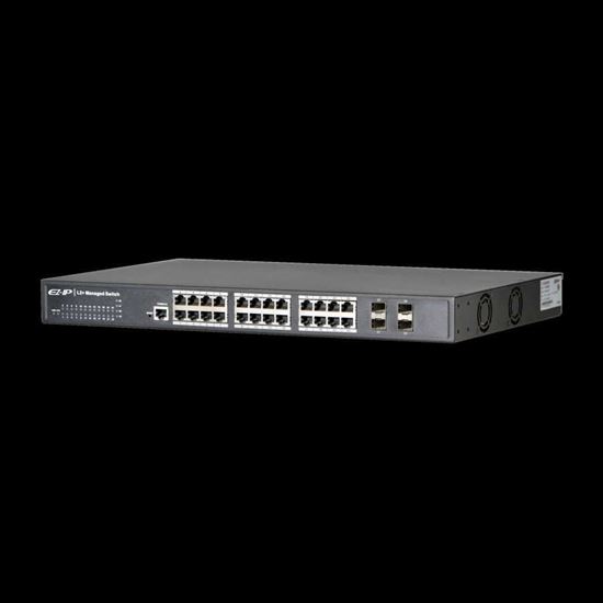 Picture of EZ-IP SW5000-20GT4GC 24 Port Network Switch